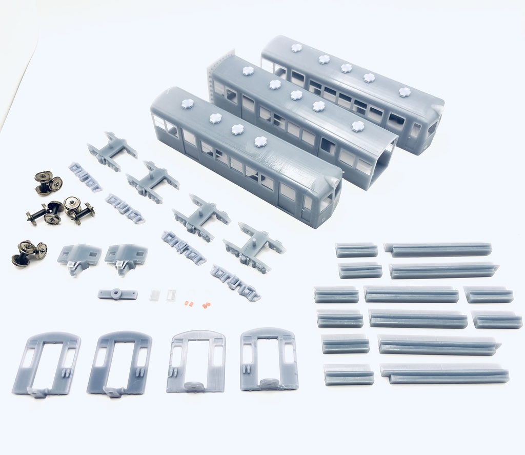 1/80 連接ナロー 三重交通4400タイプ 自作素材