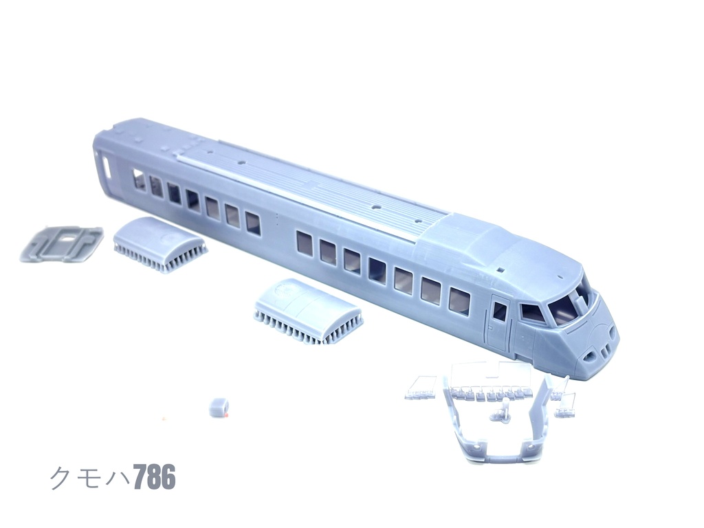 1/80 クモハ786 登場時タイプ (パンタ配管なしVer)自作用素材