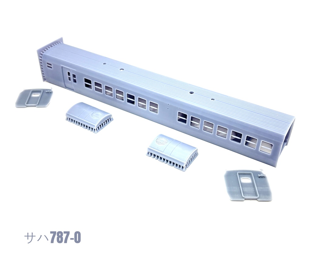 1/80 サハ787-0タイプ 自作用素材