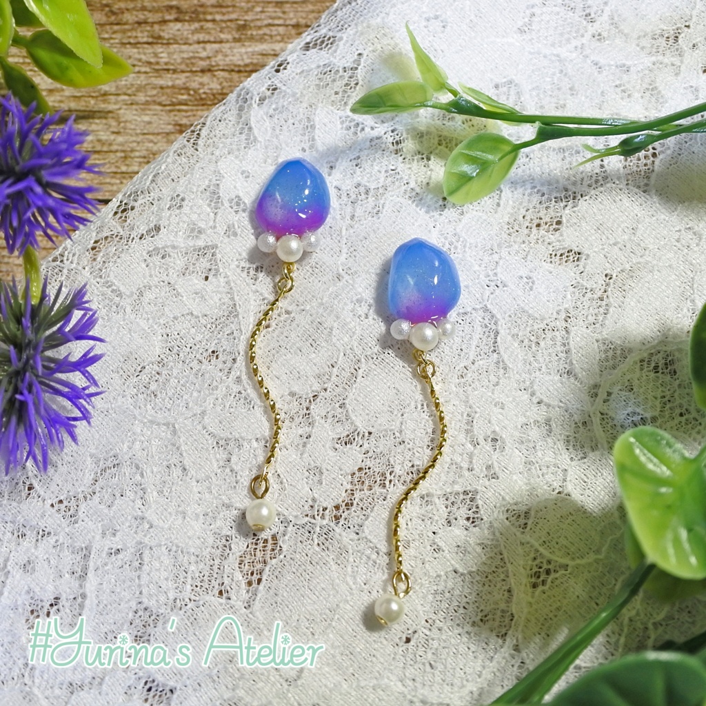 ミルキーバルーンピアス/イヤリング