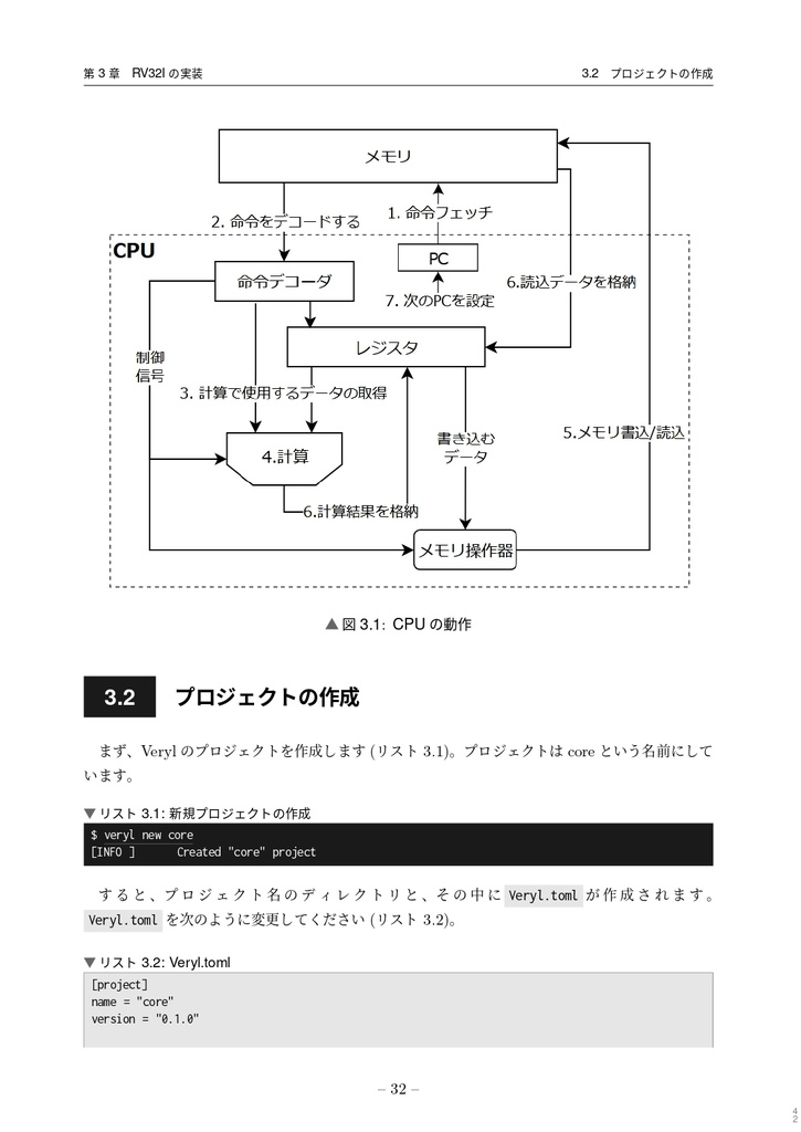 Verylで作るCPU 基本編 第一部 (紙版)