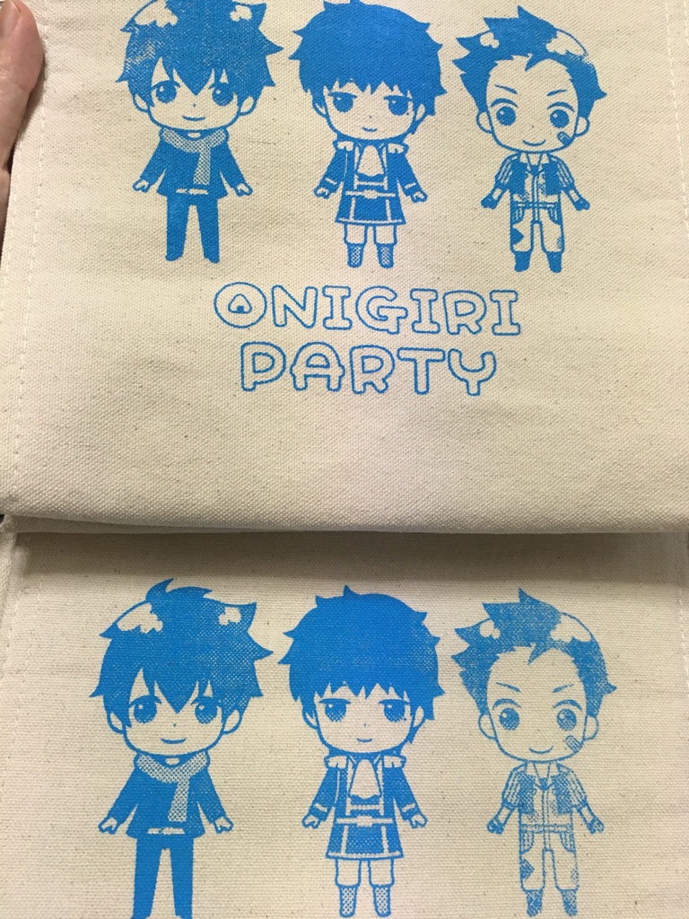 おにぎりパーティの保冷ランチバッグ