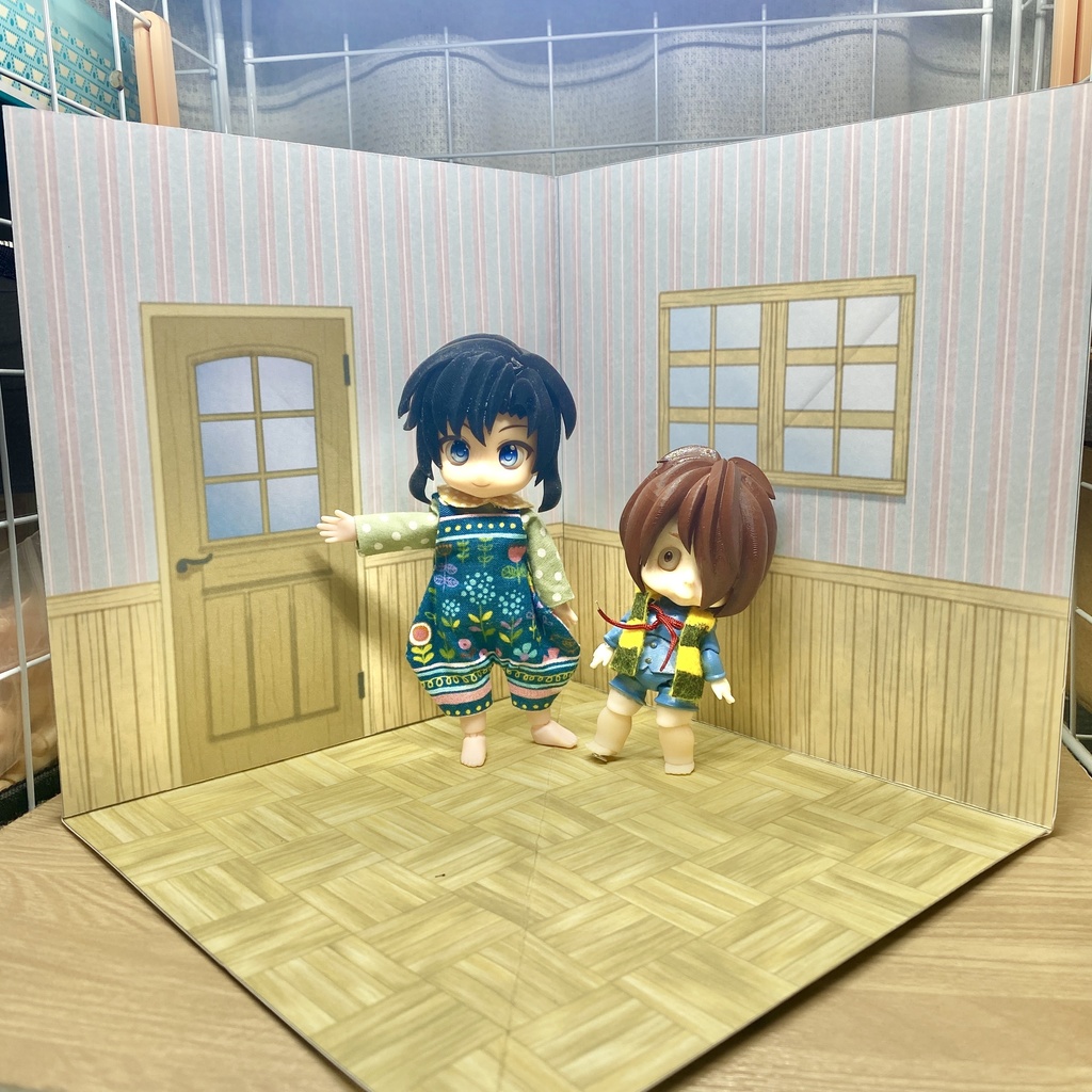 ペーパークラフト　リビングルーム