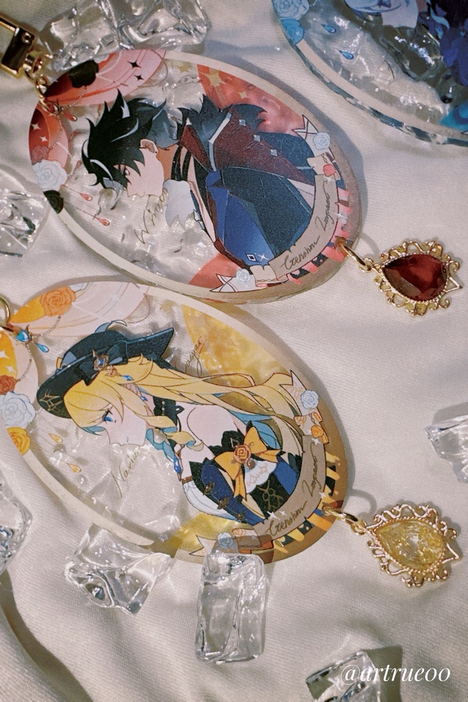 原神/波紋アクリルキーホルダー