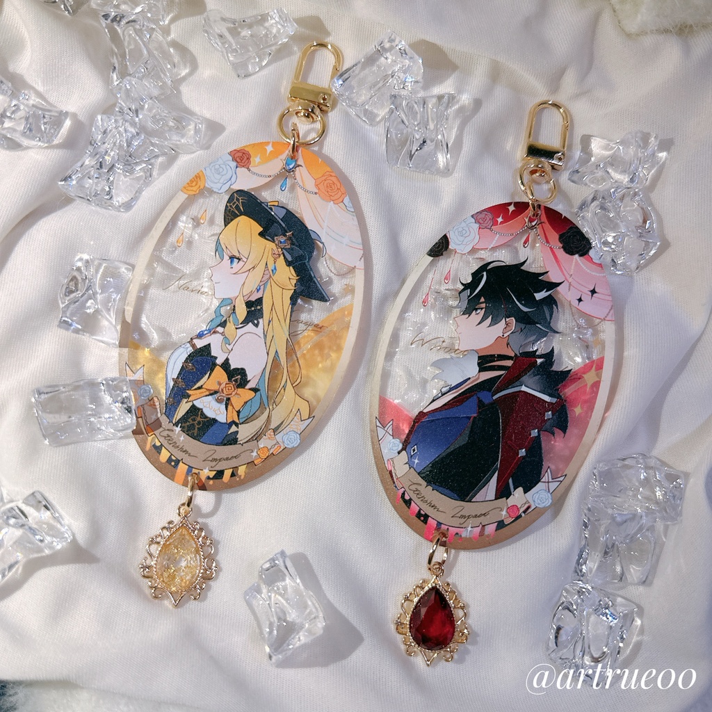 原神/波紋アクリルキーホルダー