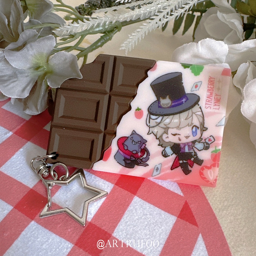【原神】リネ リネットチョコレートキーホルダー