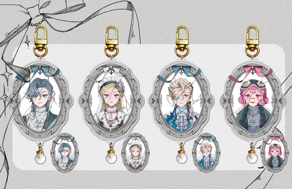 第五人格/ポートレートアクリルキーホルダー・缶バッジ