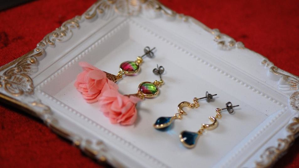 【露雫流魂】海琳(ハイリン)イメージアクセサリ(ピアスorイヤリング)