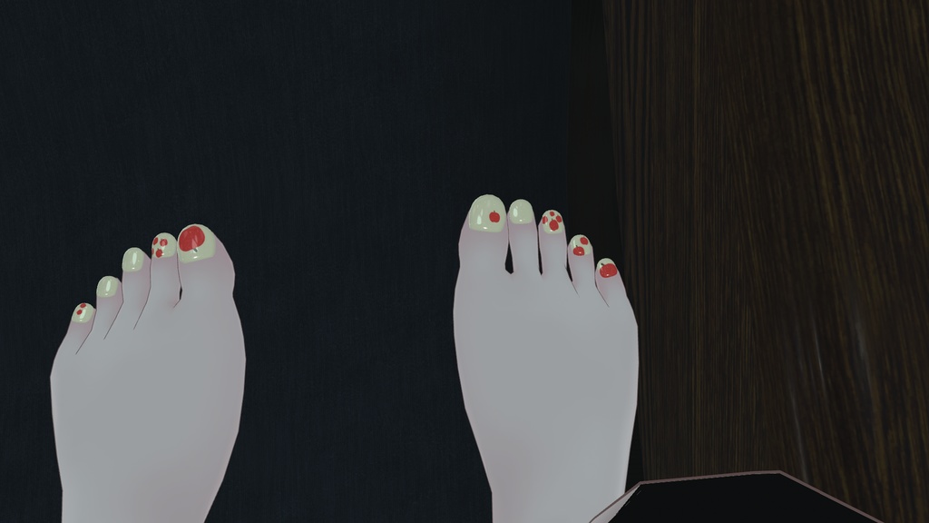 無料【テクスチャのみ】シンプルジェルネイル用テクスチャ「りんご!」