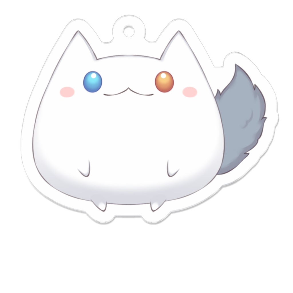 ねこやまさん　アクリルキーホルダー
