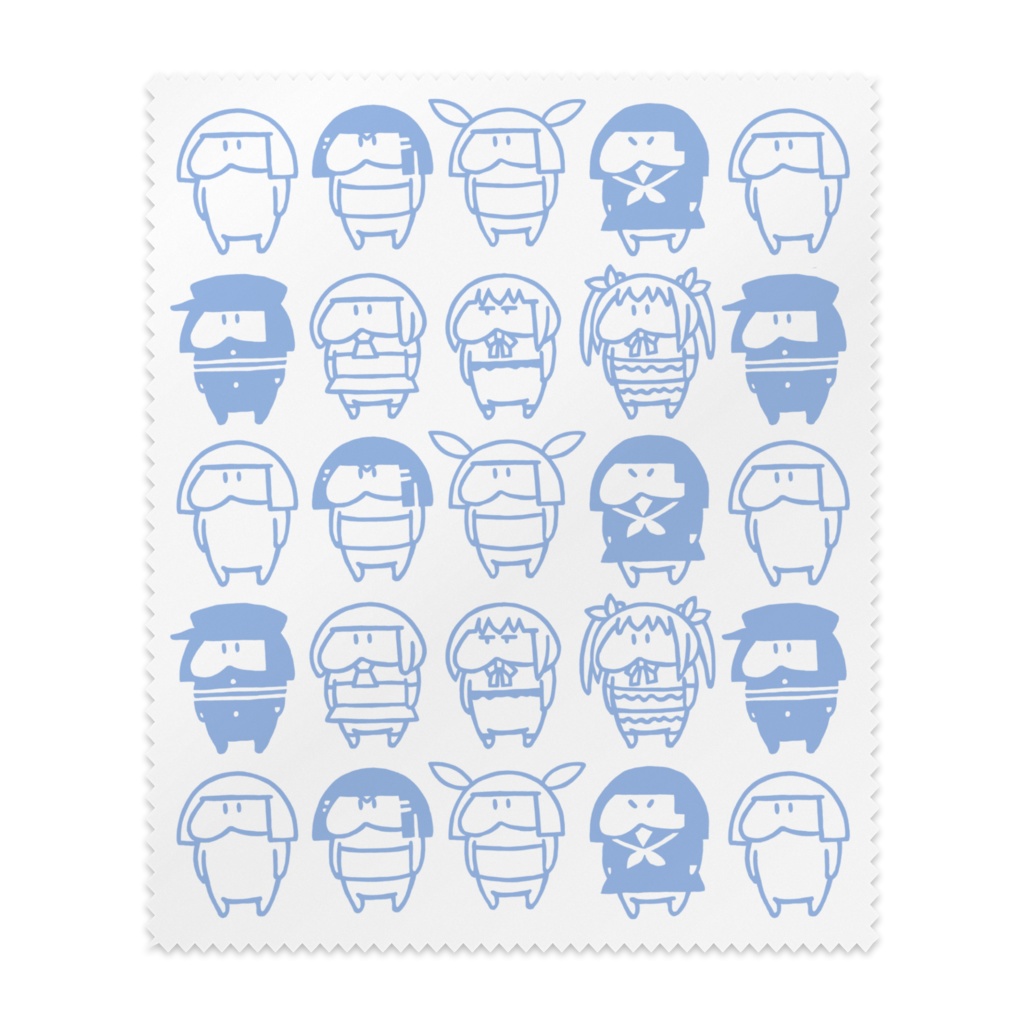 【グッズ】けつ顔メガネ拭き