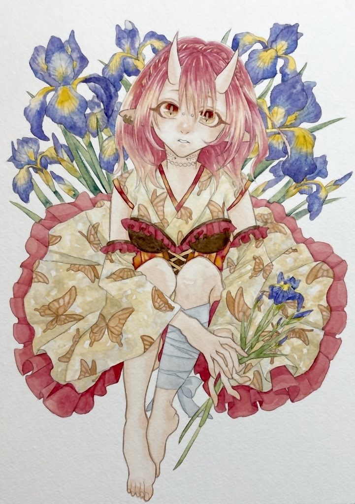 花菖蒲　A4