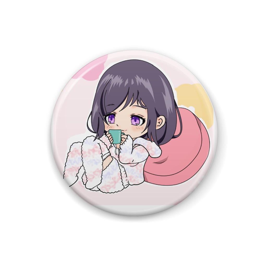 パジャマるな子缶バッジ
