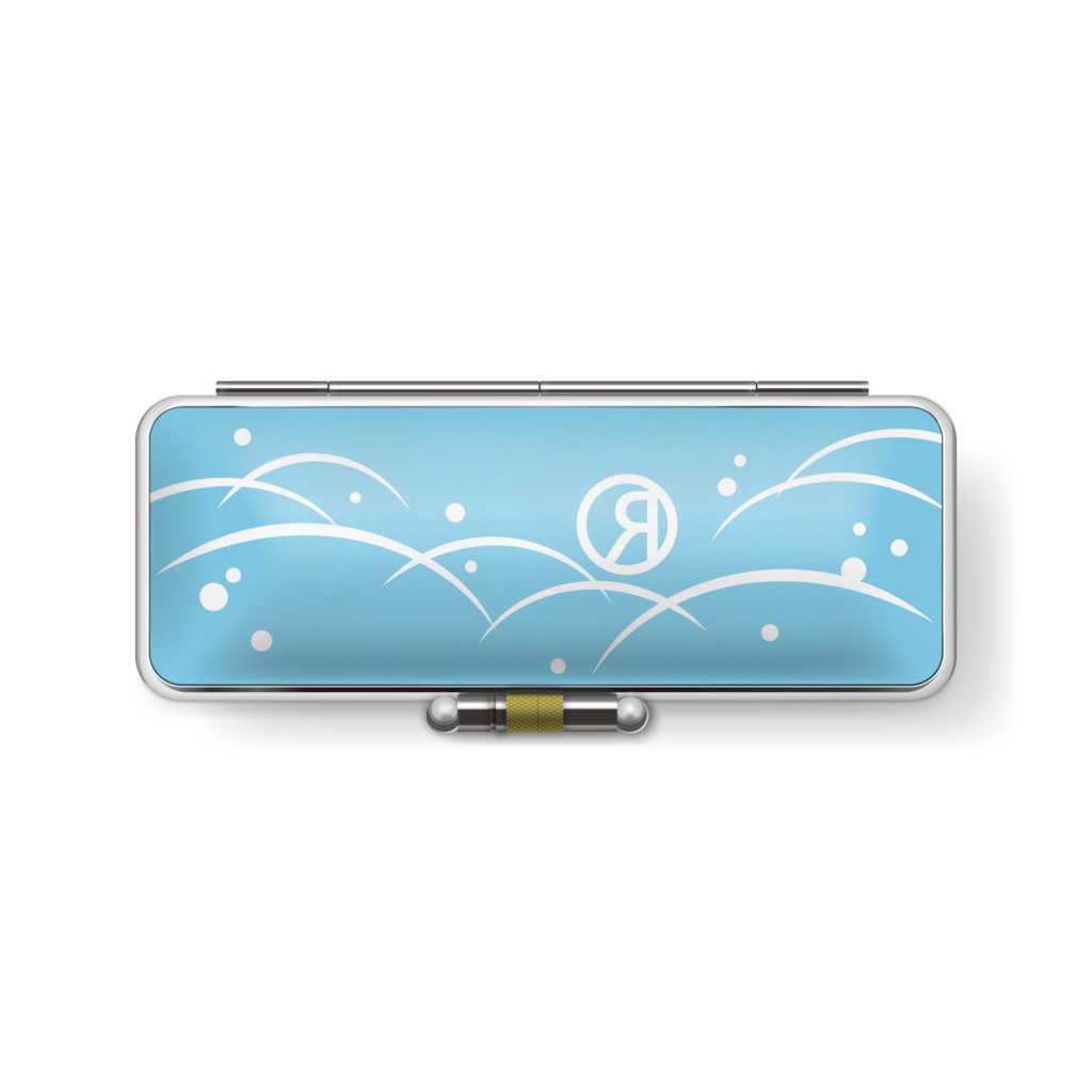 シンプルイニシャルロゴ印鑑ケース