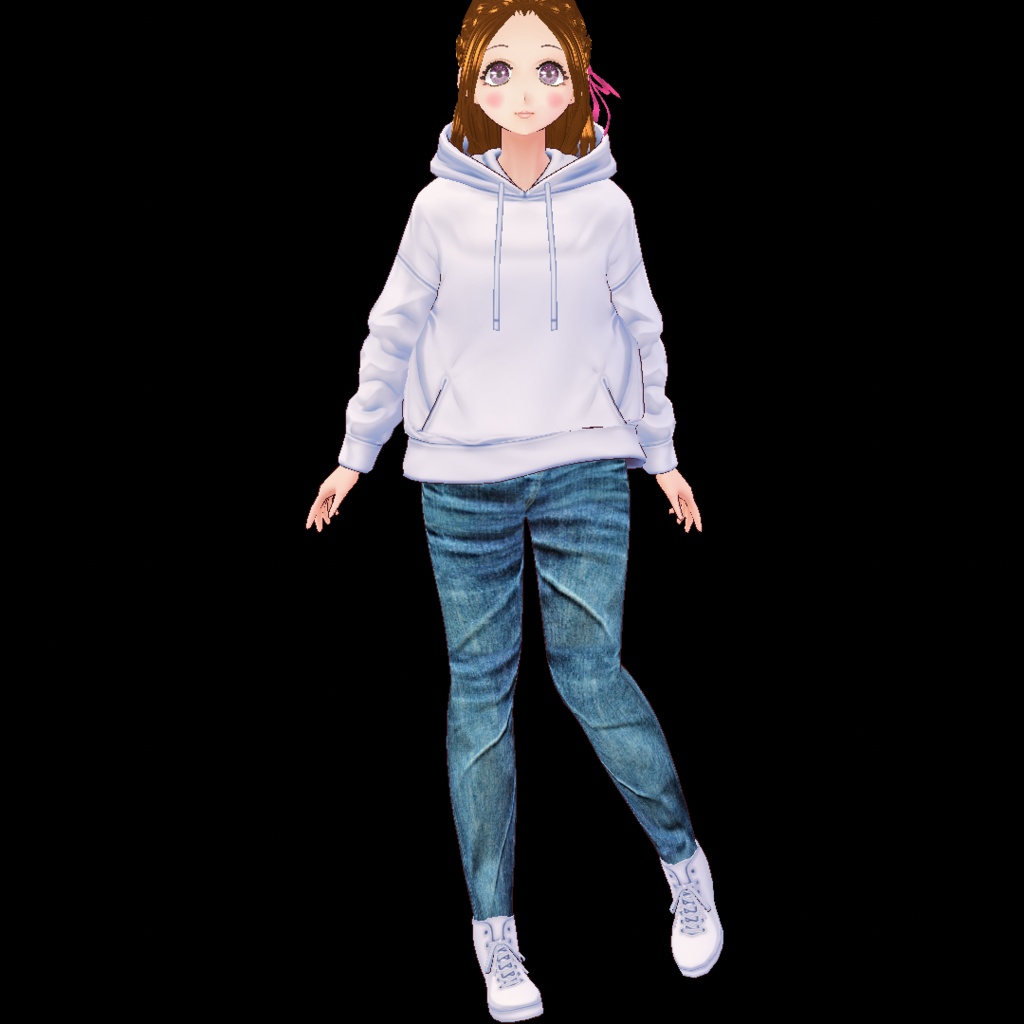 Vroid用 デニム パンツ ジーパン ジーンズ ズボン テクスチャ素材 衣装 vroid studio 正式版 ベータ版 beta β