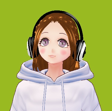 Vroid用 β版専用 ヘッドホン 7色セット ヘアープリセット素材 (合体可能) イヤホン ヘッドフォン vroid studio ベータ版 beta β