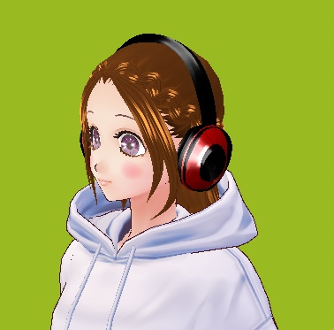 Vroid用 β版専用 ヘッドホン 7色セット ヘアープリセット素材 (合体可能) イヤホン ヘッドフォン vroid studio ベータ版 beta β