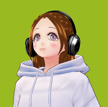 Vroid用 β版専用 ヘッドホン 7色セット ヘアープリセット素材 (合体可能) イヤホン ヘッドフォン vroid studio ベータ版 beta β