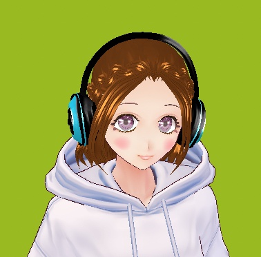 Vroid用 β版専用 ヘッドホン 7色セット ヘアープリセット素材 (合体可能) イヤホン ヘッドフォン vroid studio ベータ版 beta β