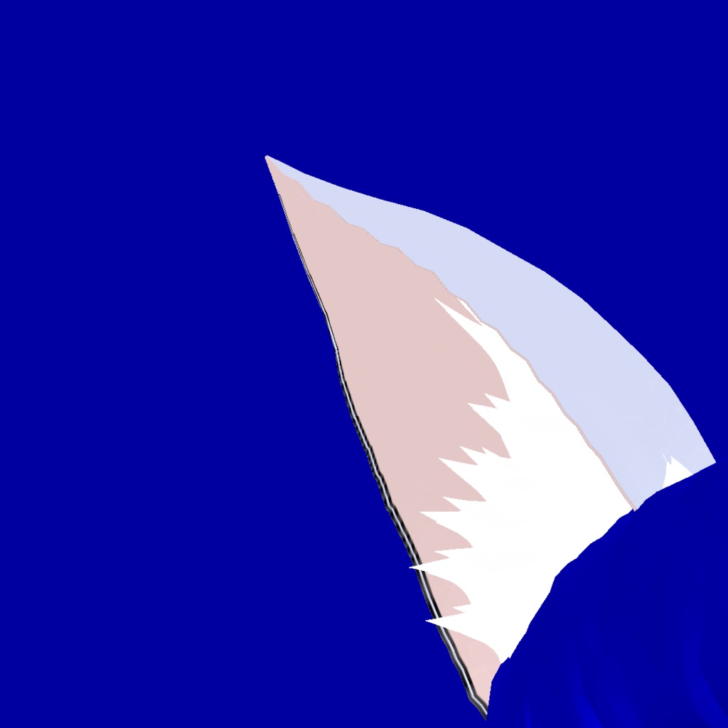 Vroid用 β版専用 既存ヘア合体OK 動く狐耳8色セット★ ヘアプリセット素材 Fox ear (Moving fox ears) ケモみみ ケモミミ ケモ耳 キツネ耳 きつね耳 かわいい vroid studio ベータ版 beta β