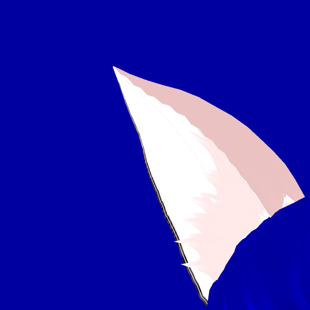 Vroid用 β版専用 既存ヘア合体OK 動く狐耳8色セット★ ヘアプリセット素材 Fox ear (Moving fox ears) ケモみみ ケモミミ ケモ耳 キツネ耳 きつね耳 かわいい vroid studio ベータ版 beta β