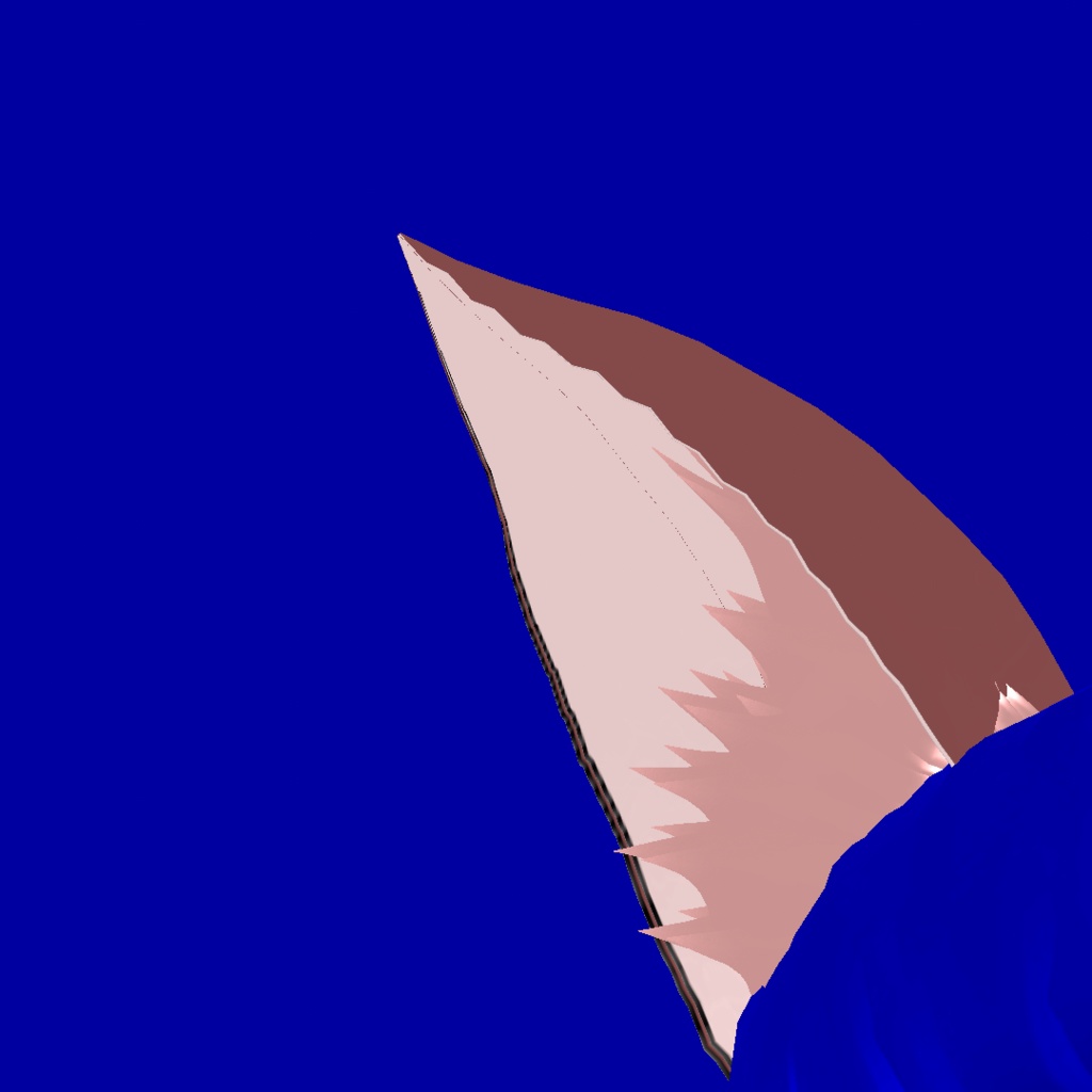 Vroid用 β版専用 既存ヘア合体OK 動く狐耳8色セット★ ヘアプリセット素材 Fox ear (Moving fox ears) ケモみみ ケモミミ ケモ耳 キツネ耳 きつね耳 かわいい vroid studio ベータ版 beta β