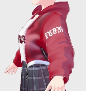 VRoid Studio 正式版β版兼用 パーカー ジャンパー 5色セット テクスチャー Parker jumper casual texture (vroid official release & beta) カジュアル かっこいい かわいい かっこかわいい テクスチャ ライダー ジャケット jacket vroidstudio