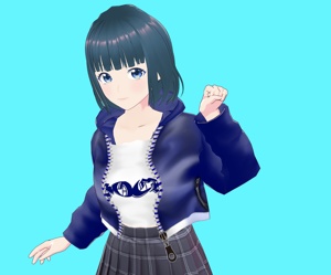 VRoid Studio 正式版β版兼用 パーカー ジャンパー 5色セット テクスチャー Parker jumper casual texture (vroid official release & beta) カジュアル かっこいい かわいい かっこかわいい テクスチャ ライダー ジャケット jacket vroidstudio