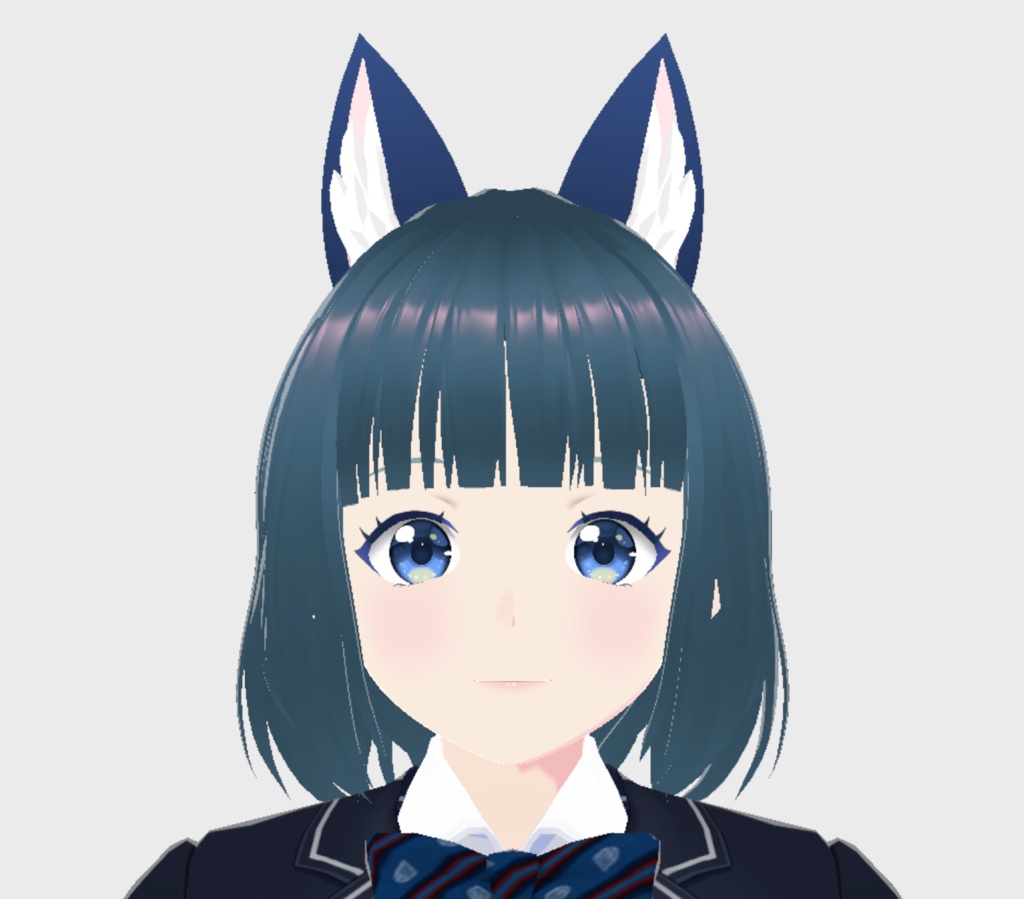 VRoid Studio 正式版 用 動く猫耳16色セット 髪型プリセット(はね毛) Cat ear (Moving cat ears) ケモ耳 ケモミミ ねこ耳 ネコ耳 可愛い cute かわいい pretty vroidstudio