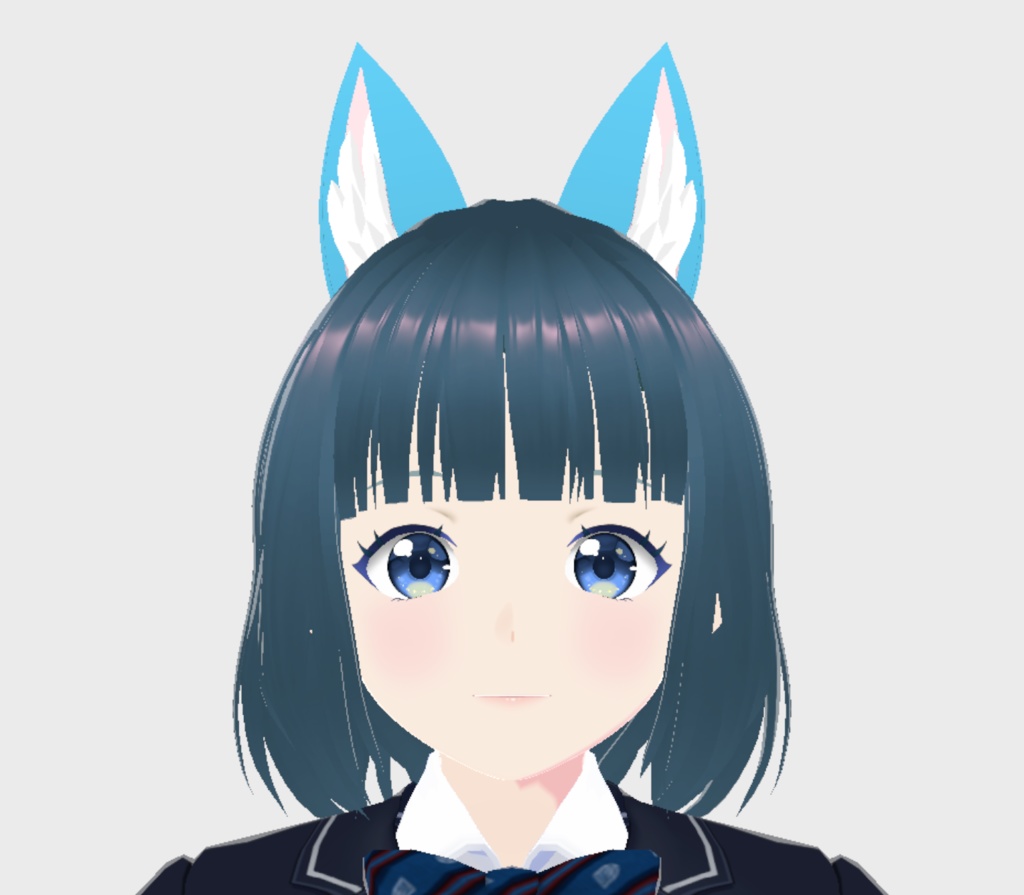VRoid Studio 正式版 用 動く猫耳16色セット 髪型プリセット(はね毛) Cat ear (Moving cat ears) ケモ耳 ケモミミ ねこ耳 ネコ耳 可愛い cute かわいい pretty vroidstudio