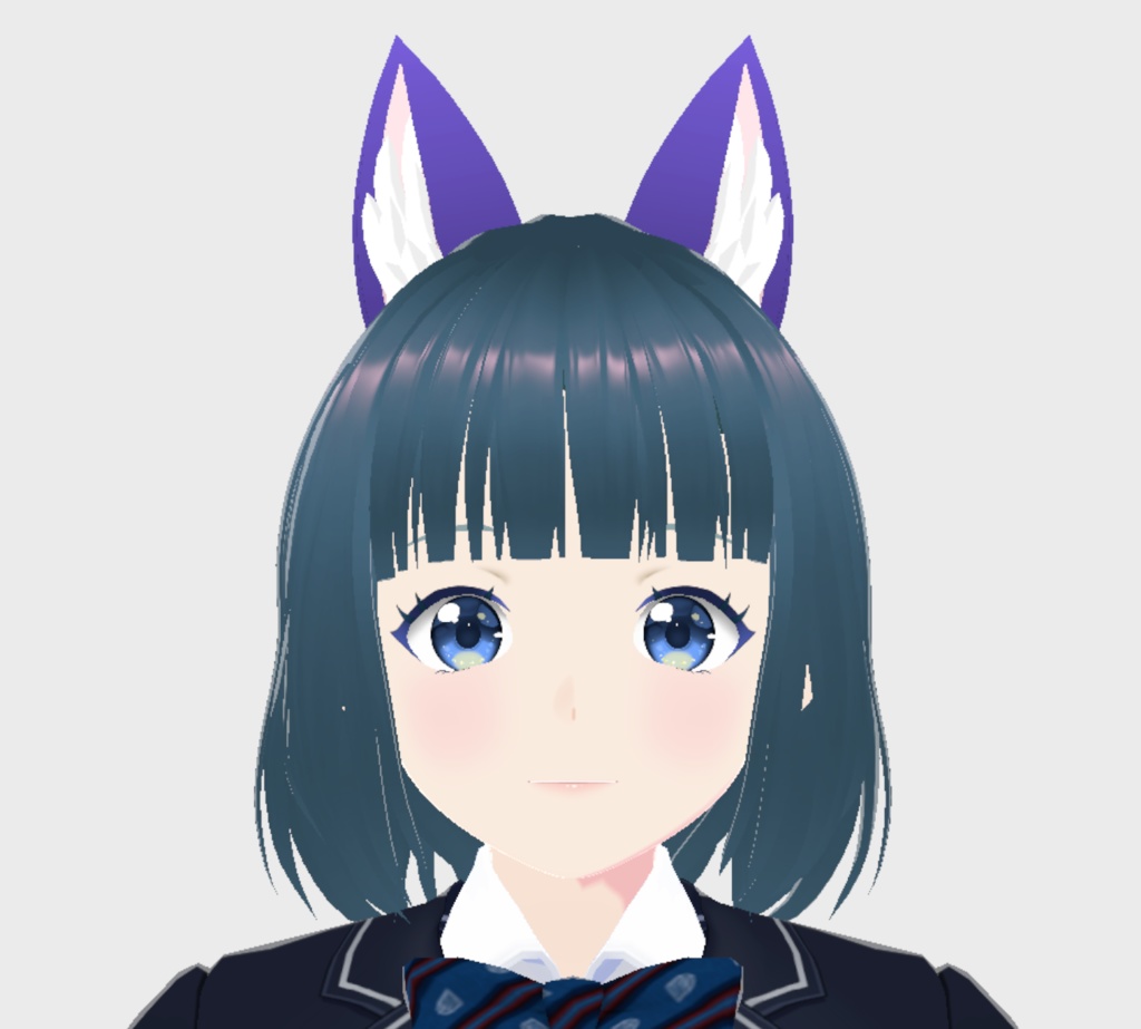 VRoid Studio 正式版 用 動く猫耳16色セット 髪型プリセット(はね毛) Cat ear (Moving cat ears) ケモ耳 ケモミミ ねこ耳 ネコ耳 可愛い cute かわいい pretty vroidstudio