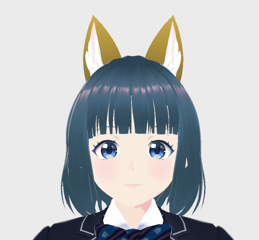 VRoid Studio 正式版 用 動く猫耳16色セット 髪型プリセット(はね毛) Cat ear (Moving cat ears) ケモ耳 ケモミミ ねこ耳 ネコ耳 可愛い cute かわいい pretty vroidstudio
