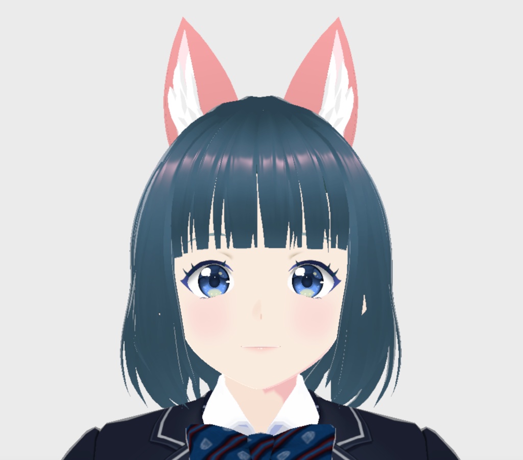 VRoid Studio 正式版 用 動く猫耳16色セット 髪型プリセット(はね毛) Cat ear (Moving cat ears) ケモ耳 ケモミミ ねこ耳 ネコ耳 可愛い cute かわいい pretty vroidstudio