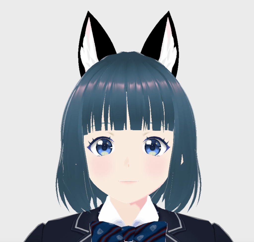 VRoid Studio 正式版 用 動く猫耳16色セット 髪型プリセット(はね毛) Cat ear (Moving cat ears) ケモ耳 ケモミミ ねこ耳 ネコ耳 可愛い cute かわいい pretty vroidstudio