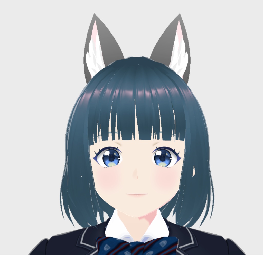 VRoid Studio 正式版 用 動く猫耳16色セット 髪型プリセット(はね毛) Cat ear (Moving cat ears) ケモ耳 ケモミミ ねこ耳 ネコ耳 可愛い cute かわいい pretty vroidstudio