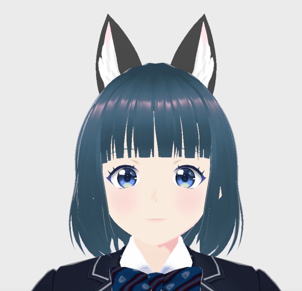 VRoid Studio 正式版 用 動く猫耳16色セット 髪型プリセット(はね毛) Cat ear (Moving cat ears) ケモ耳 ケモミミ ねこ耳 ネコ耳 可愛い cute かわいい pretty vroidstudio