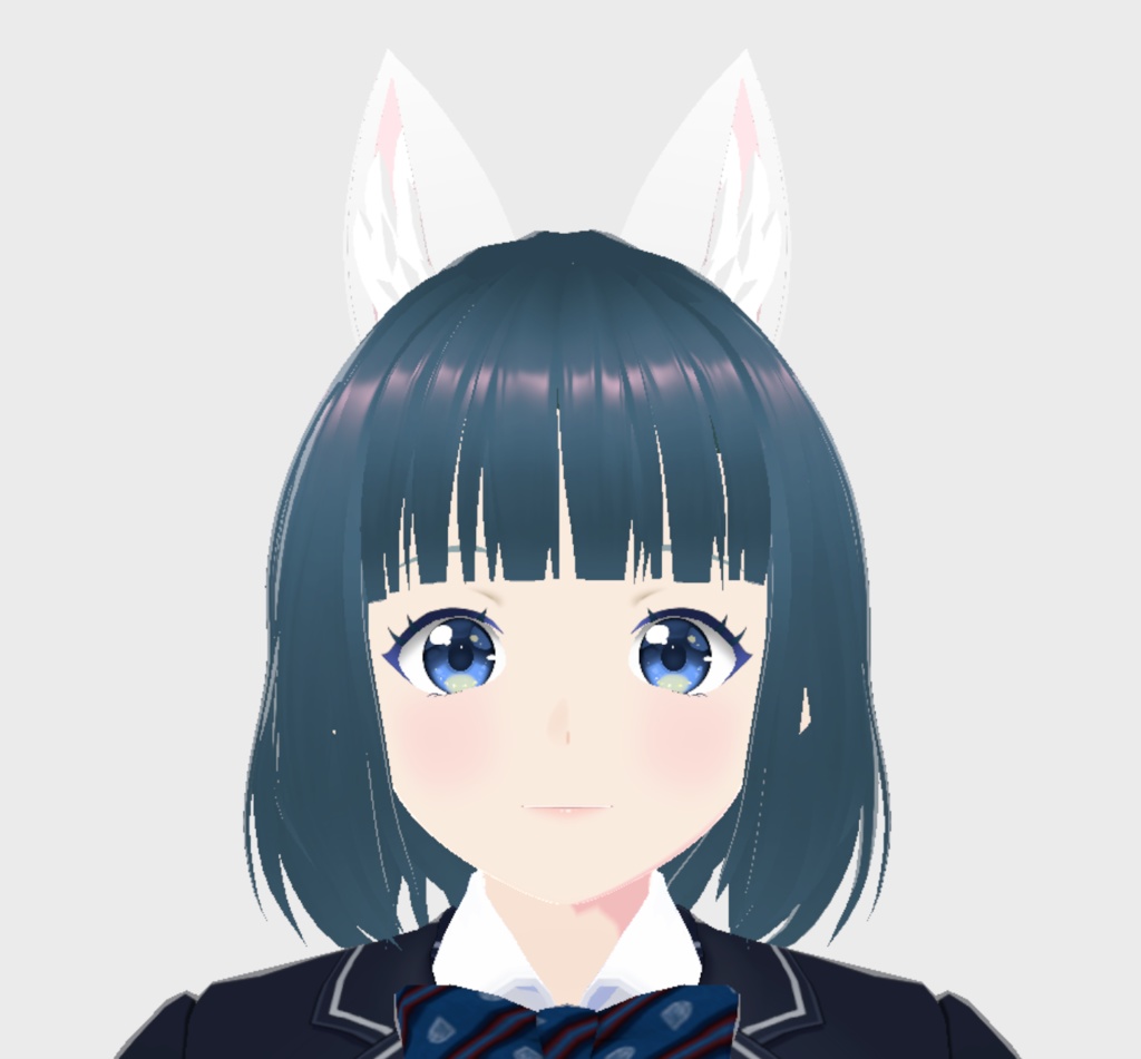 VRoid Studio 正式版 用 動く猫耳16色セット 髪型プリセット(はね毛) Cat ear (Moving cat ears) ケモ耳 ケモミミ ねこ耳 ネコ耳 可愛い cute かわいい pretty vroidstudio