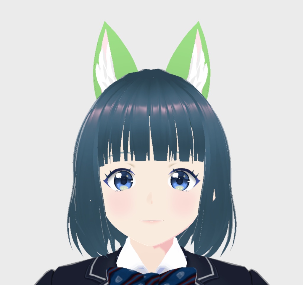 VRoid Studio 正式版 用 動く猫耳16色セット 髪型プリセット(はね毛) Cat ear (Moving cat ears) ケモ耳 ケモミミ ねこ耳 ネコ耳 可愛い cute かわいい pretty vroidstudio
