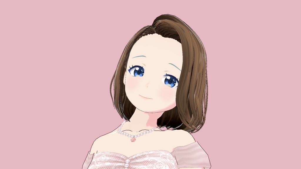 VRoid Studio 正式版 カラー変可 大人っぽいボブ ヘア アップバング 髪型プリセット 前髪・後髪・ベースヘア 3点セット Hairstyle preset Bob Upbang Mature vroidtudio