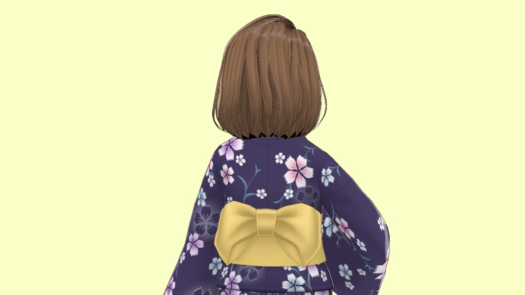 VRoid Studio 正式版 カラー変可 大人っぽいボブ ヘア アップバング 髪型プリセット 前髪・後髪・ベースヘア 3点セット Hairstyle preset Bob Upbang Mature vroidtudio