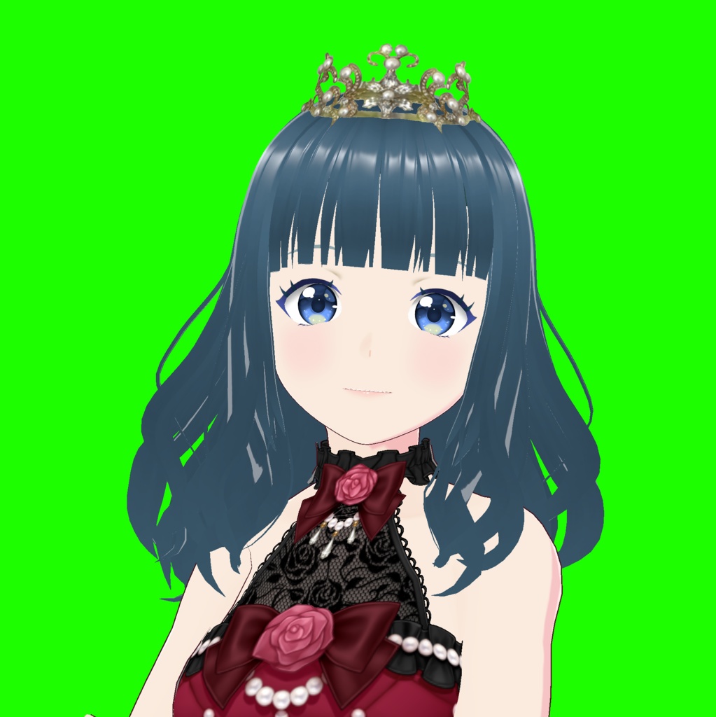 VRoid Studio 正式版 姫ティアラ・王冠 3種セット 王女や王子にも 髪型プリセット(はね毛) Princess Prince Tiara Clown Hair preset Extras かわいい かっこいい pretty & cool ピンク 金色 ゴールド 真珠 パール pink gold pearl vroidstudio