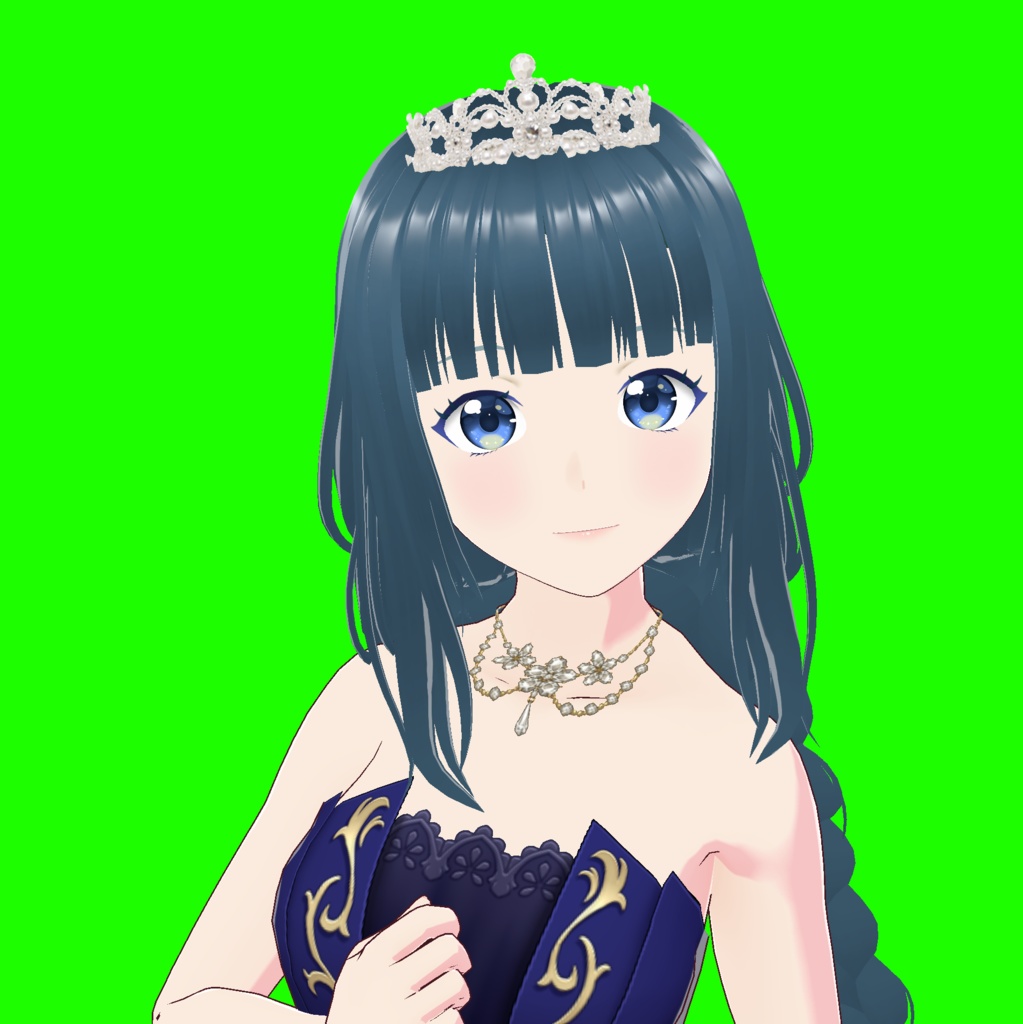 VRoid Studio 正式版 姫ティアラ・王冠 3種セット 王女や王子にも 髪型プリセット(はね毛) Princess Prince Tiara Clown Hair preset Extras かわいい かっこいい pretty & cool ピンク 金色 ゴールド 真珠 パール pink gold pearl vroidstudio