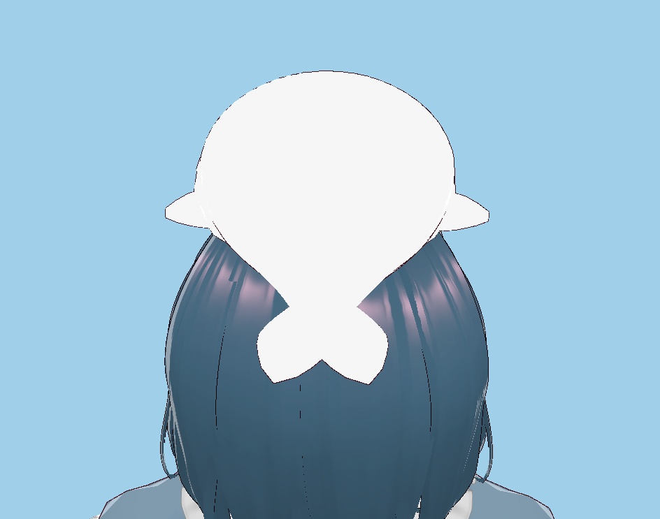 VRoid Studio 正式版 頭上で動くアザラシ 髪型カスタムアイテム(はね毛) Azarashi Seal Hair preset Extras かわいい あざらし 海豹 動く 動物 ペット pretty cute プリセット preset vroidstudio