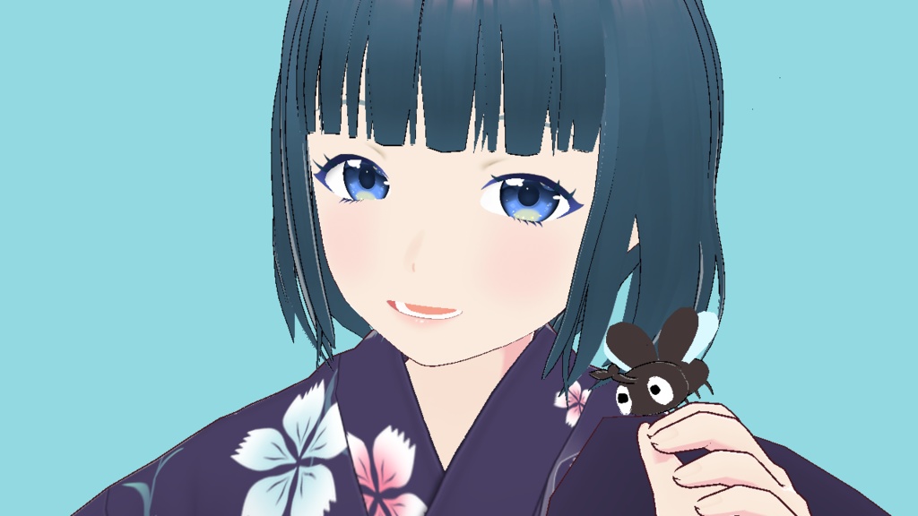 VRoid Studio 正式版 飛び回るカブトムシ&クワガタ 髪型カスタムアイテム(はね毛) Kabutomushi Kuwagata Rhinoceros Stag beetle Hair preset Extras かわいい 動く 動物 虫 昆虫 ペット pretty cute プリセット preset vroidstudio