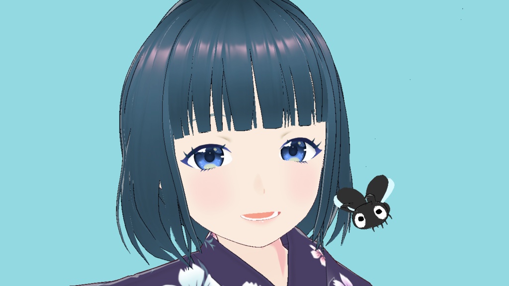 VRoid Studio 正式版 飛び回るカブトムシ&クワガタ 髪型カスタムアイテム(はね毛) Kabutomushi Kuwagata Rhinoceros Stag beetle Hair preset Extras かわいい 動く 動物 虫 昆虫 ペット pretty cute プリセット preset vroidstudio