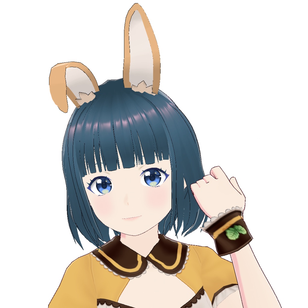 VRoid Studio 正式版 ぴょこぴょこ動くカワイイうさみみ 4種セット カラー変更可 髪型プリセット(はね毛) Hair preset hanege ウサギ うさぎ ウサミミ ケモミミ うさぎ耳 うさ耳 usamimi kemomimi rabbit かわいい pretty cute vroidstudio