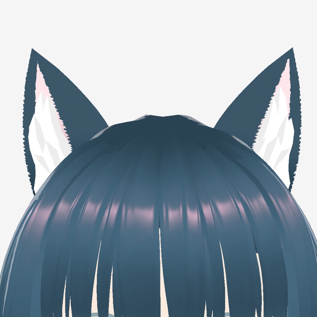 VRoid Studio ぴょこぴょこ動くカワイイねこみみ カラー変更可 正式版 髪型カスタムアイテム(はね毛) ヘアープリセット Hair preset hanege customitem 猫耳 ネコミミ ねこ耳 ネコ耳 nekomimi cat ear かわいい pretty cute vroidstudio