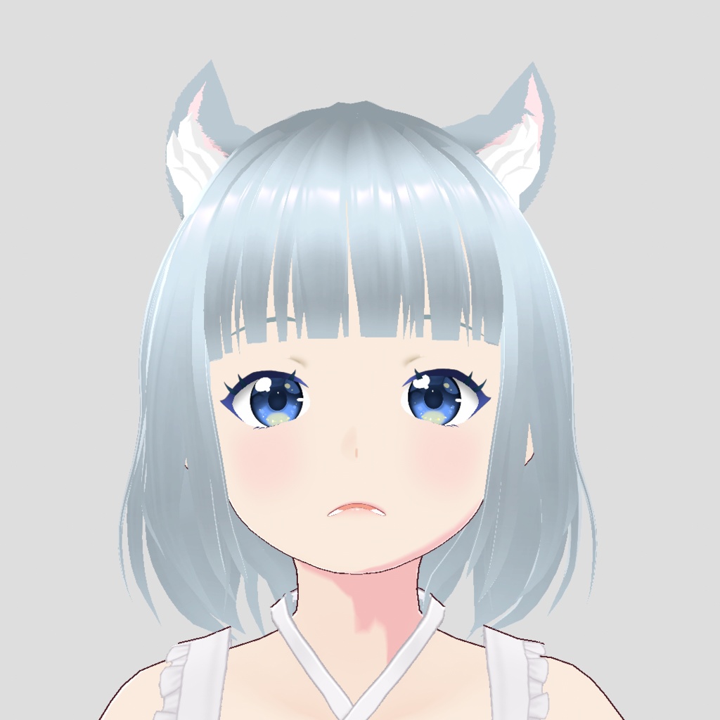 VRoid Studio ぴょこぴょこ動くカワイイねこみみ カラー変更可 正式版 髪型カスタムアイテム(はね毛) ヘアープリセット Hair preset hanege customitem 猫耳 ネコミミ ねこ耳 ネコ耳 nekomimi cat ear かわいい pretty cute vroidstudio