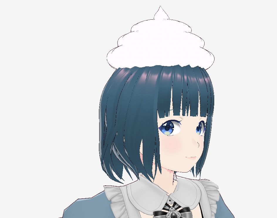 VRoid Studio まきまきソフトクリームを頭の上に乗せました 決してウンコには見えないはず うんこ じゃなく アイスです はね毛 髪型カスタムアイテム(プリセット) ヘアー アイテム うんち ウンチ not poop Soft cream vroidstudio