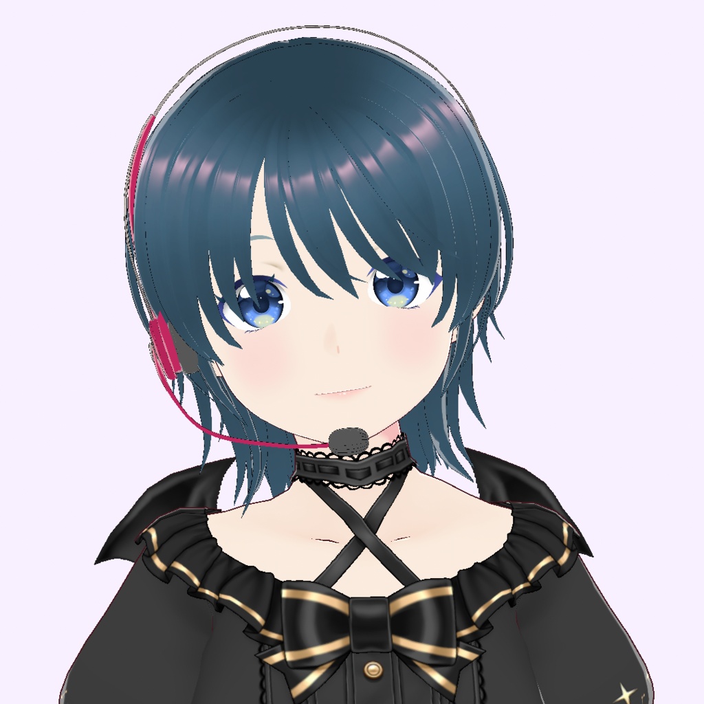 VRoid Studio ヘッドホン マイク 色変更自由 ヘッドセット イヤホンマイク Earphones Earbuds Headphones Headset かっこいい かわいい カッコいい 可愛い カッコイイ カワイイ pretty cute cool vroidstudio